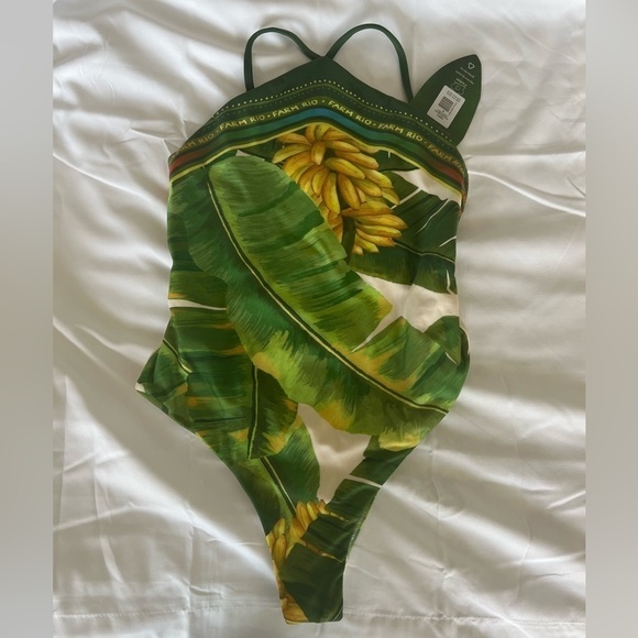 FARM RIO Fresh Forest One-Piece Swimsuit - Picture 9 of 12